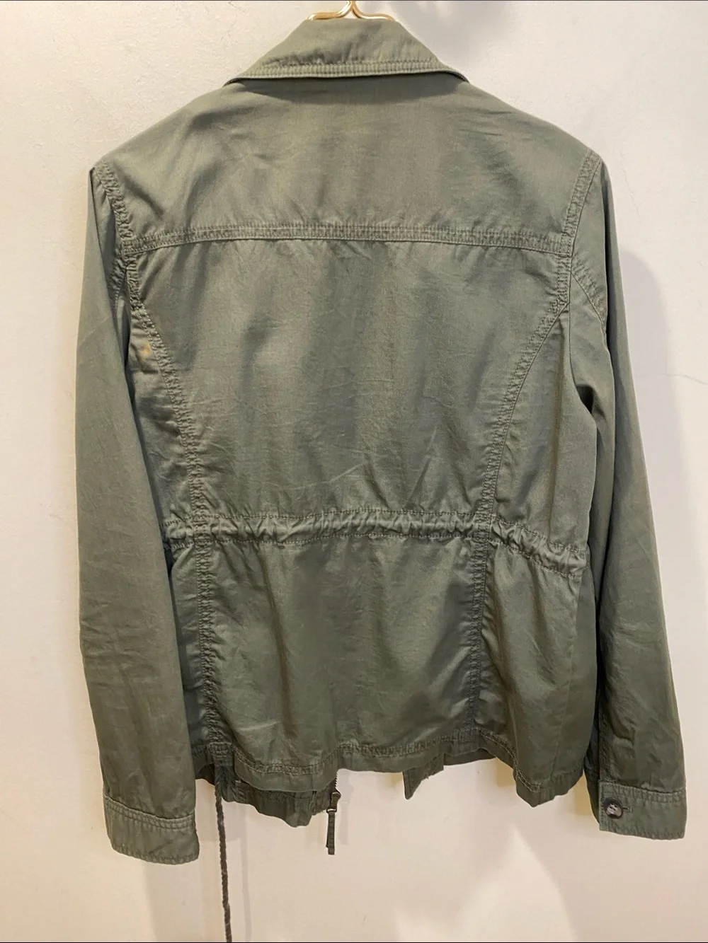 Express Olive Green Military Field Jacket Sz M